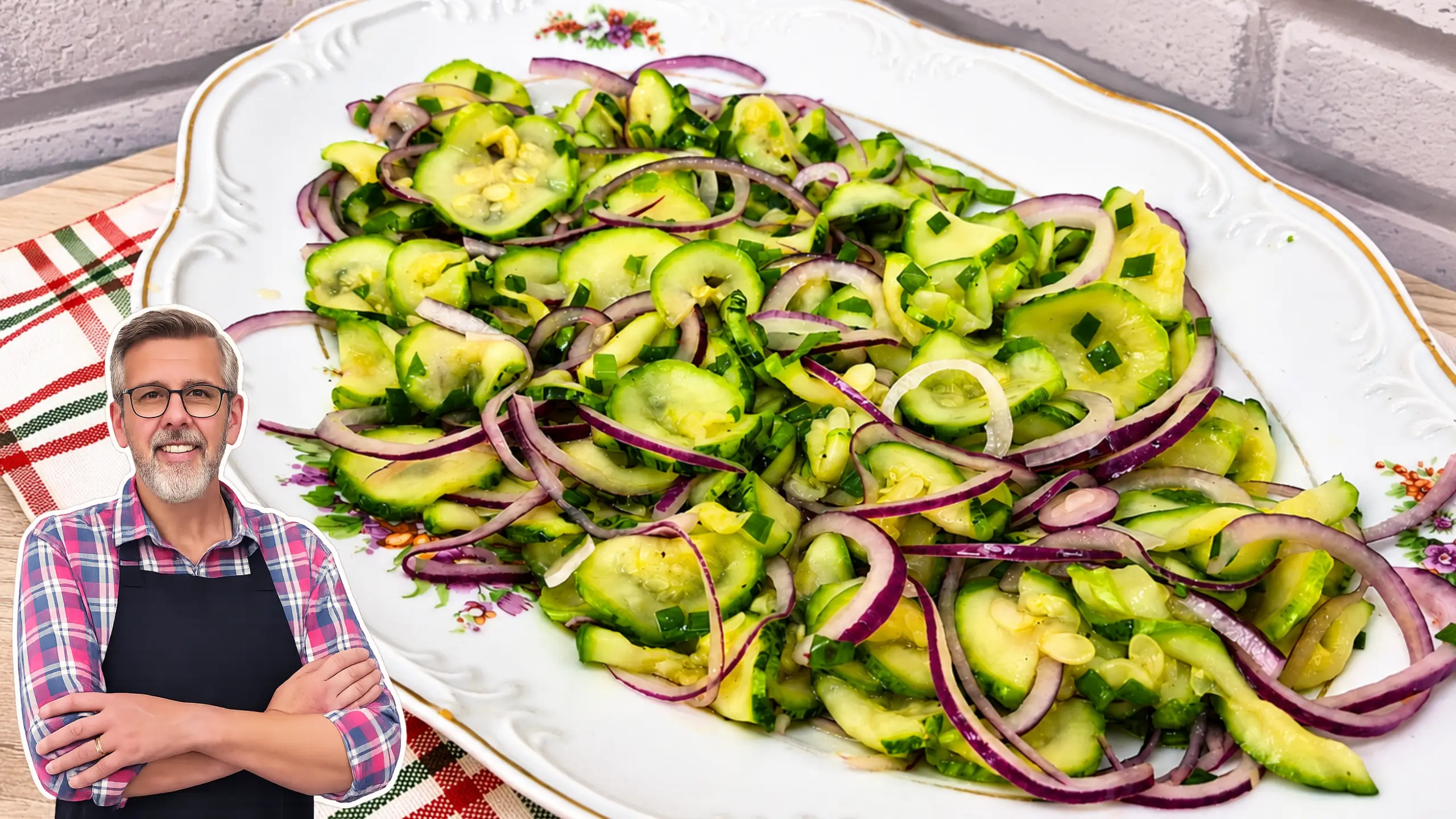 Salada de Abobrinha Crua
